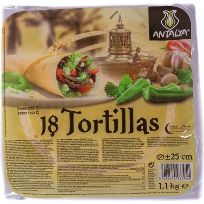 Poco Loco Antalya Tortilla placka 25 cm 18 ks 1,1 kg