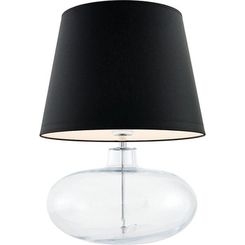 Kaspa Настолна лампа Sawa прозрачна основа и черен абажур (40582102)