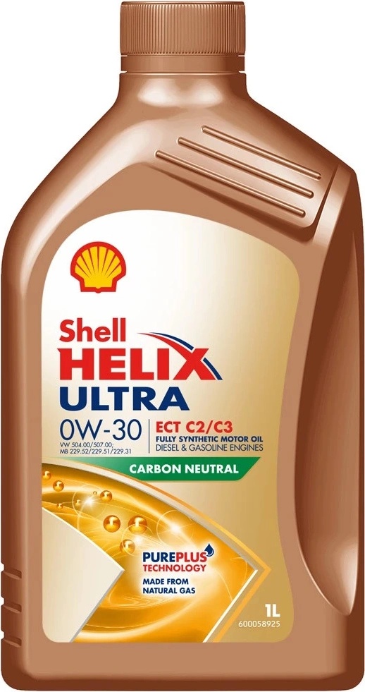 Shell Helix Ultra ECT C2/C3 0W-30 1 l od 9,2 € - Heureka.sk
