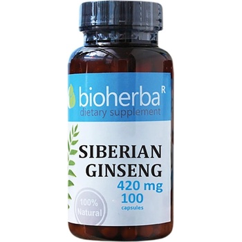 Image 1 of Bioherba Siberian Ginseng 170 mg [100 капсули]