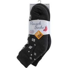nur der Zapeplené ponožky NurDie Flausch Socke čierne
