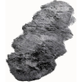 Native Natural Двойна сива овча кожа, 60 x 240 cm - Native Natural (RUG-2PELT-GRY)