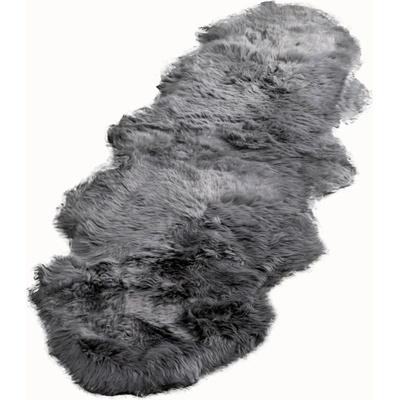 Native Natural Двойна сива овча кожа, 60 x 240 cm - Native Natural (RUG-2PELT-GRY)