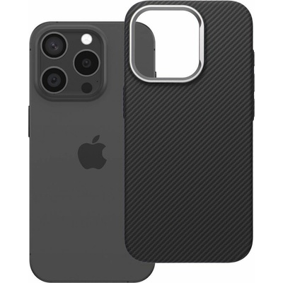 Kryt pouzdra iPhone 15 Pro Kevlar s MagSafe Black – Zbozi.Blesk.cz