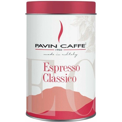 Pavin Caffè ESPRESSO CLASSICO mletá káva v plechovce 250 g