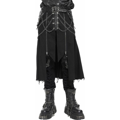 Devil Fashion kilt Punk černá