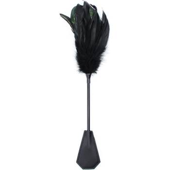 Image 1 of Fetish Addict Feather Tickler and Paddle 2in1 48cm Black