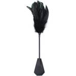Fetish Addict Feather Tickler and Paddle 2in1 Black