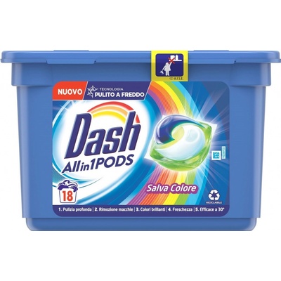 Dash Allin1 Pods Salva Colore kapsule 18 PD