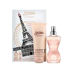 Jean Paul Gaultier Classique Подаръчен комплект, Тоалетна вода 50ml + Мляко за тяло 75ml, Жени