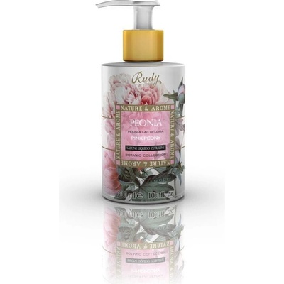 Rudy Botanic collection Pink Peony tekuté mýdlo 300 ml