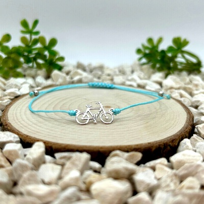 Certom Provázkový náramek se stříbrným kolem a doplňky ve stříbrném tónu 0062