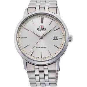 Orient RA-AC0F02S - мъжки часовник, автоматичен, 42 mm, сив циферблат, 5 ATM, сребрист Часовници