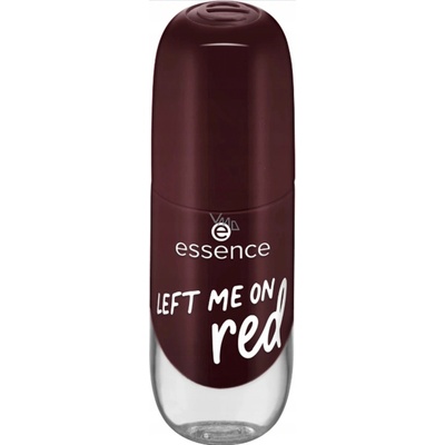 Essence Gel Nail Lak na nechty 72 Left Me On Red 8ml