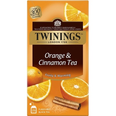 Twinings Pomeranč a skořice 25 x 2 g