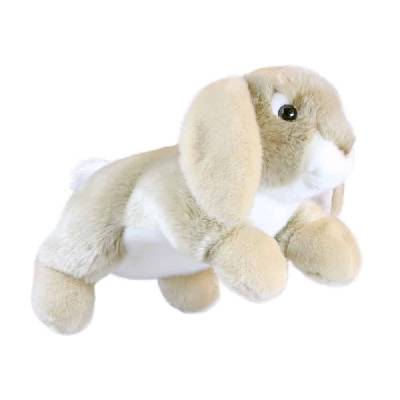 Кукла за куклен театър Животни с цяло тяло Заек в бежово и бяло (1812)