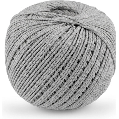 Bavlněná příze macrame Ø2 mm rozčesávací Varianta: 16 šedá světlá, Balení: 1 ks 59025/151191/272324