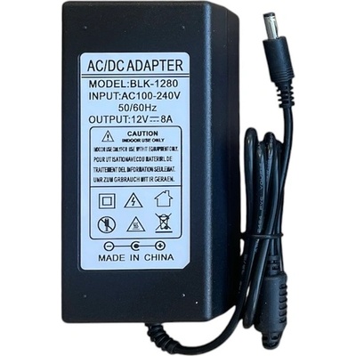 Foxgood Захранващ адаптер 12V 8A за видеонаблюдение BLK-1280 (1806-8a)