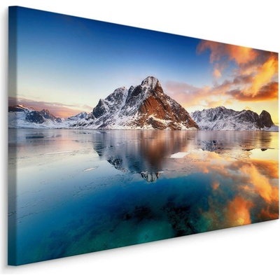 Plátno Východ Slunce Nad Norským Mořem Varianta: 120x80