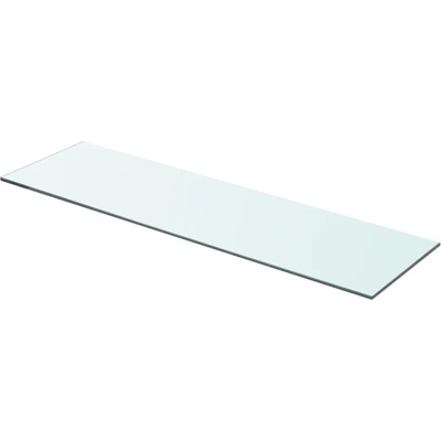 vidaXL Плоча за рафт, прозрачно стъкло, 70 x 20 см (243829)