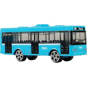 Rappa Метална играчка Rappa - Автобус, 8.5 cm (235557)