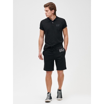 GAP 787059-03 kraťasy logo french terry černá