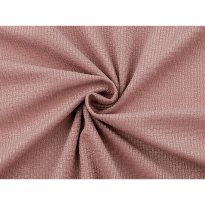 Velvet / samet strukturovaný jednobarevný, střední, 4 pudrová