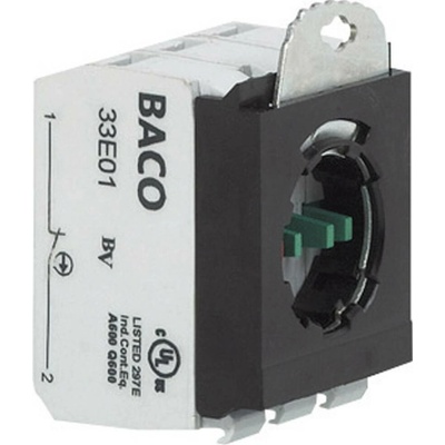 BACO 334E22 spínací kontaktní prvek s upevňovacím adaptérem 2 rozpínací kontakty, 2 spínací kontakty bez aretace 600 V 1