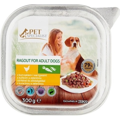 Tesco Pet Specialist Adult Ragú s kuracinou a zelenina 300 g