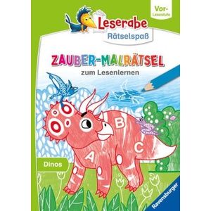 Leserabe Rätselspaß Zauber-Malrätsel: Dinos (Vor-Lesestufe) | Lucie Göpfert, Heribert Schulmeyer (ISBN: 9783473488872)