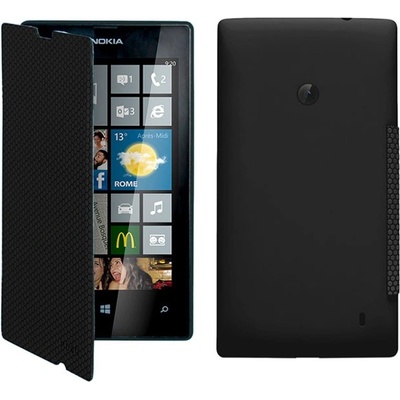 Nokia Калъф за Nokia Lumia 520, Flip Cover, черен