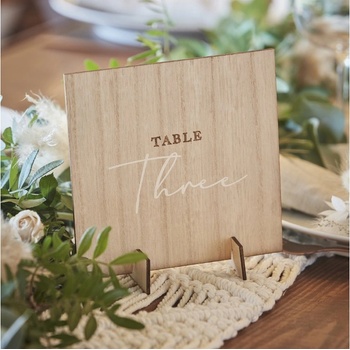 Image 1 of Ginger Ray Маркировки за маси - дървена