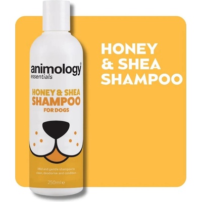 Animology Essentials Honey & Shea Šampón pre psy Med & Bambucké maslo 250 ml