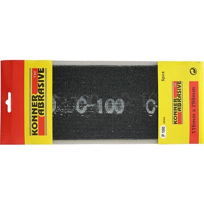 Slovakia Trend Strend Pro 243485 - Mriežka KONNER S80 115x290 mm, G120, brúsna na sadrokartón, bal. 5 ks
