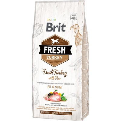 Brit Fresh Fit & Slim morka a hrach 12 kg
