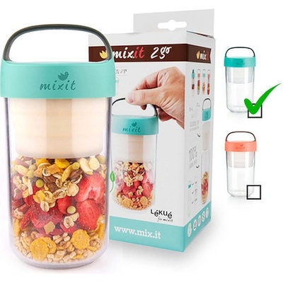 Mixit Mixit 2go - svačinový box (mintový)