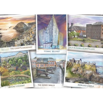 Falcon - Puzzle Visit Northern Ireland - 1 000 piese