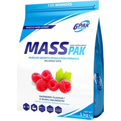 6PAK Nutrition Mass pak [5000 грама] Малина