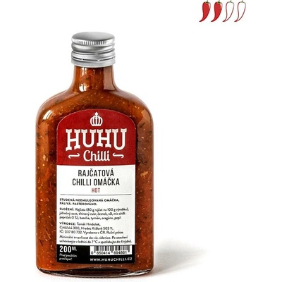HUHU Chilli Rajčatová chilli omáčka hot Objem: 200 ml – Zboží Dáma