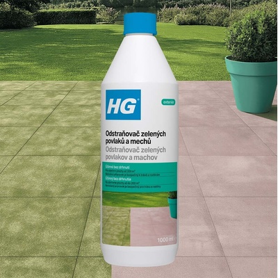 HG odstraňovač zelených povlakov a machov 1L