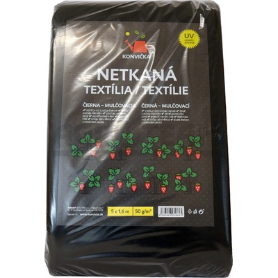 Levior Netkaná textília 1,6 x 5 m 50g/m² čierna