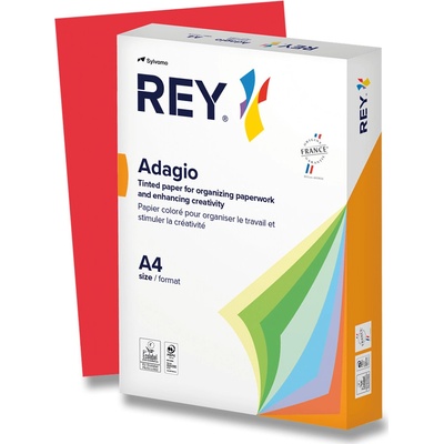 Farebný papier REY Adagio A4 80 g červená