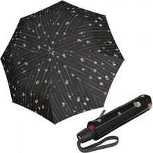Knirps Knirps T .200 medium duomatic pencil black- elegantný plne automatický dáždnik