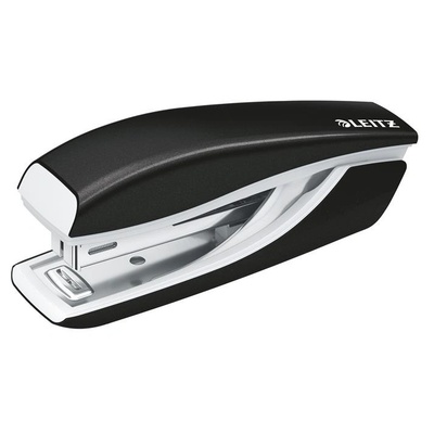 Leitz Телбод Leitz WOW 5528 MINI NeXXt Series, Метален, 10 листа, Включени 1000 телчета P2, Черен (55281095) (55281095)