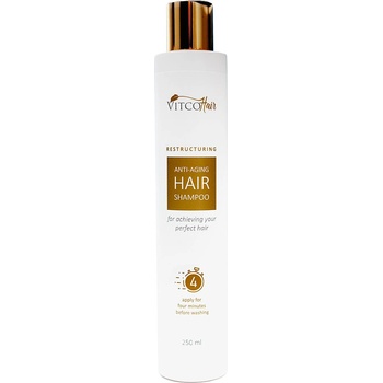 VitcoHair Shampoo Anti Aging Restructuring For Achieving 250 ml