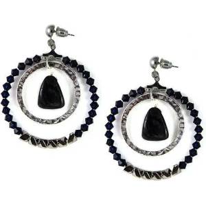 Dannyra Обици с камъни Swarovski и турмалин Dannyra Jewels