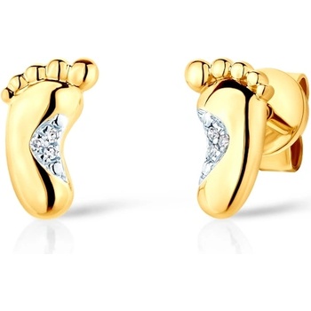 SAVICKI обеци: злато. диаманти