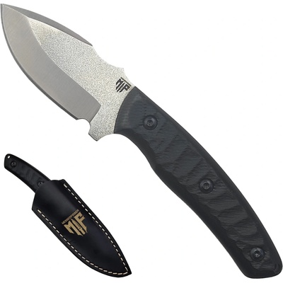 Messerfieber Outdoor pevný "SBH 2.0" s koženým pouzdrem
