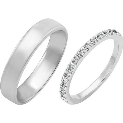 Eppi Eternity prsten s lab-grown diamanty a pánský komfortní prsten Driany RW44130