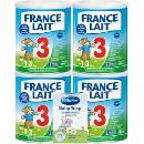 Kojenecká mléka France Lait 3 4 x 400 g